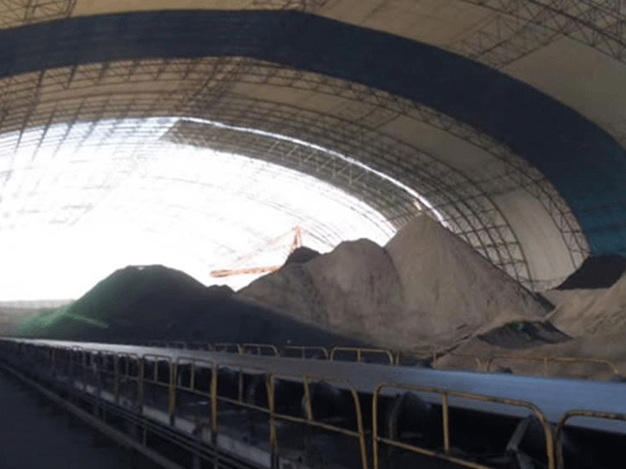 青铜峡煤棚料仓网架